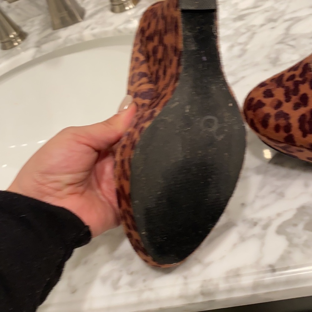 Leopard wedge heels - Picture 4 of 4